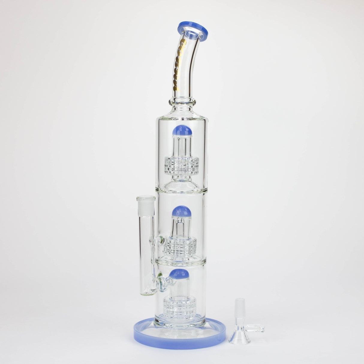 COBRA | 16" TRIPLE PERC WATER BONG Glass Bong JJ Distribution