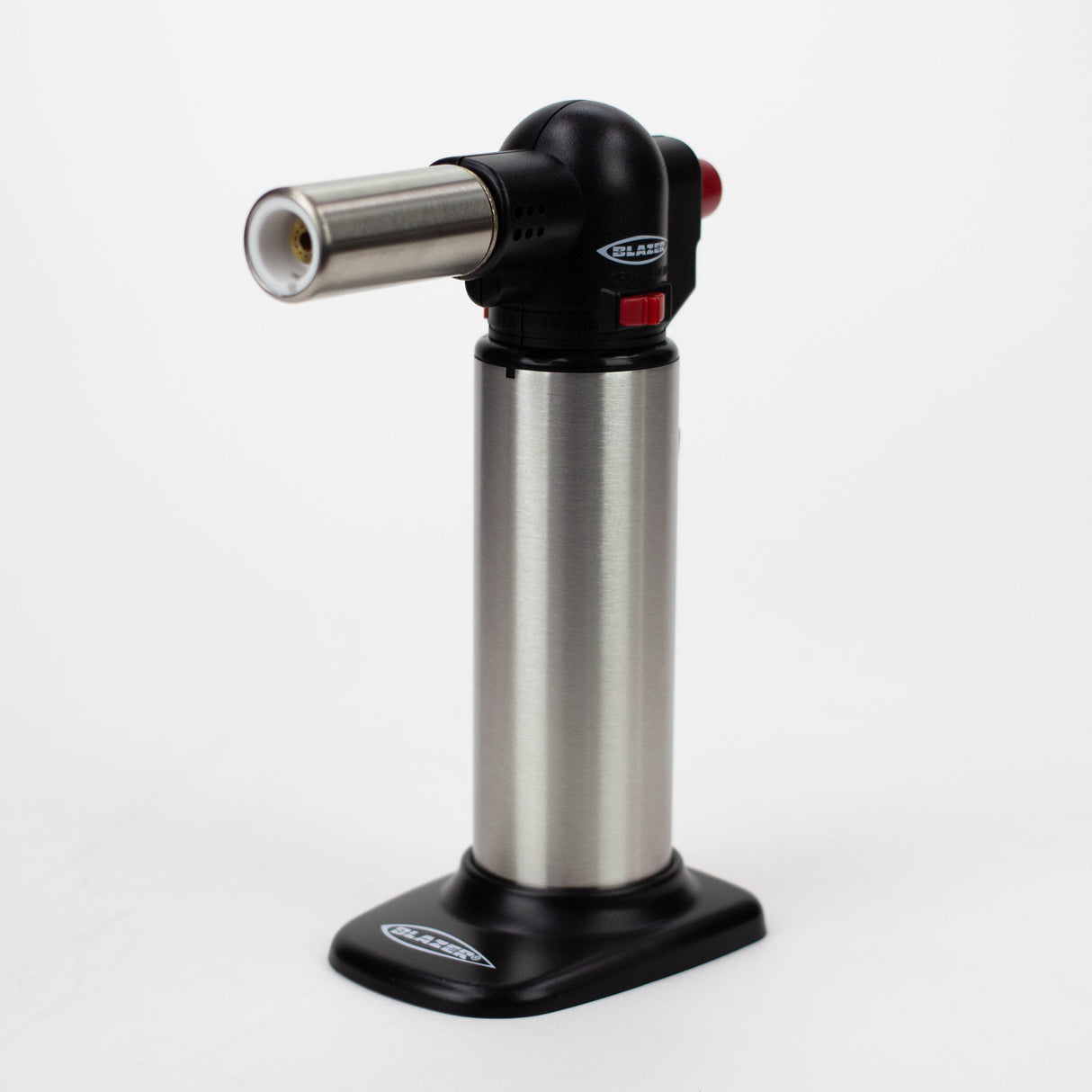 BIG BUDDY | Butane Refillable Turbo Torch lighter Torch Smoking Cat Distribution Black / Silver