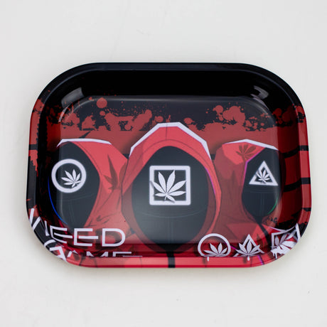 Good quality metal tray small Tray 777 Smoke Weed Game