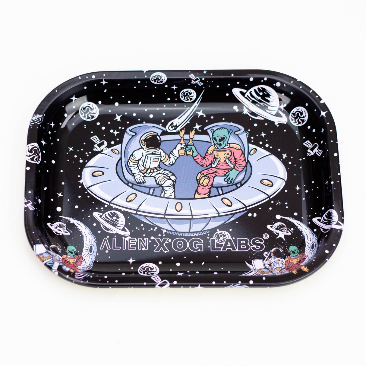 Good quality metal tray small Tray 777 Smoke Alien X OG Labs