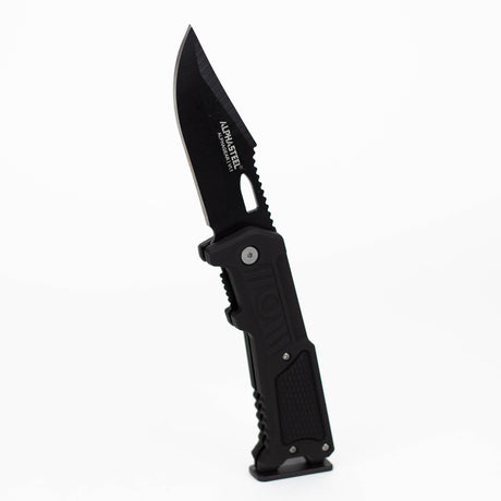 ALPHASTEEL | Hunting Knife - BLACK STAR FOLD Folding Knife JJ Distribution