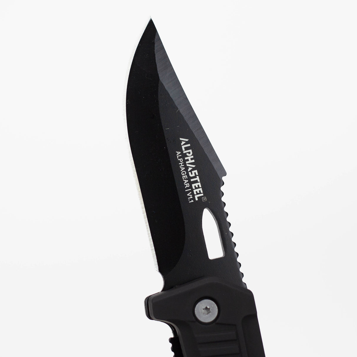 ALPHASTEEL | Hunting Knife - BLACK STAR FOLD Folding Knife JJ Distribution