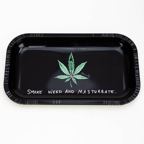 MEDIUM METAL ROLLING TRAY Tray Purple Haze Smoke Inc SMOKE WEED