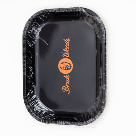 SMALL METAL ROLLING TRAY Tray Purple Haze Smoke Inc BRUH WOODS