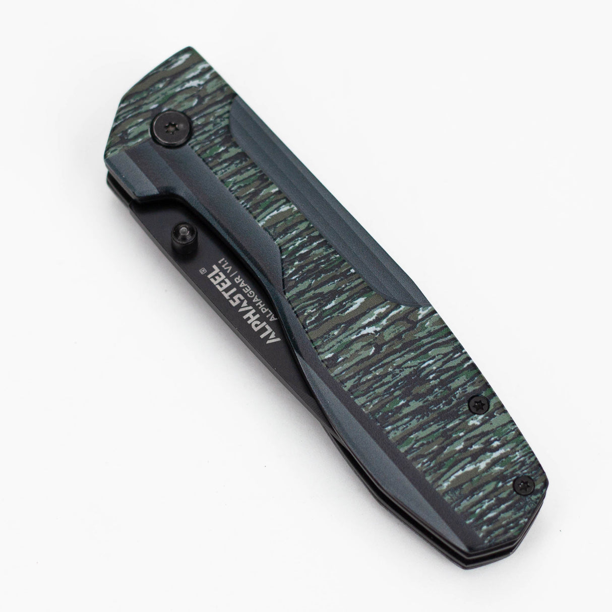 ALPHASTEEL | Hunting Knife - CAMO FOLD Folding Knife JJ Distribution
