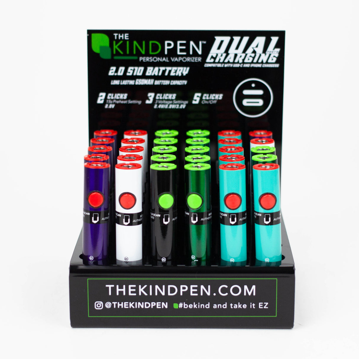 THE KIND PEN | Dual Charging VV Vaporizer The Kind Pen Futura