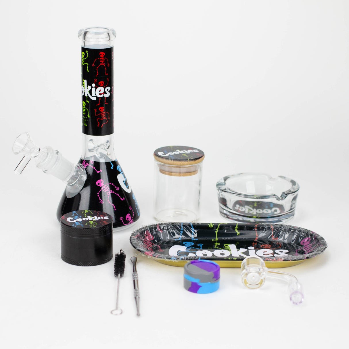 10 Pcs. Bong Gift Set Glass Bong JJ Distribution