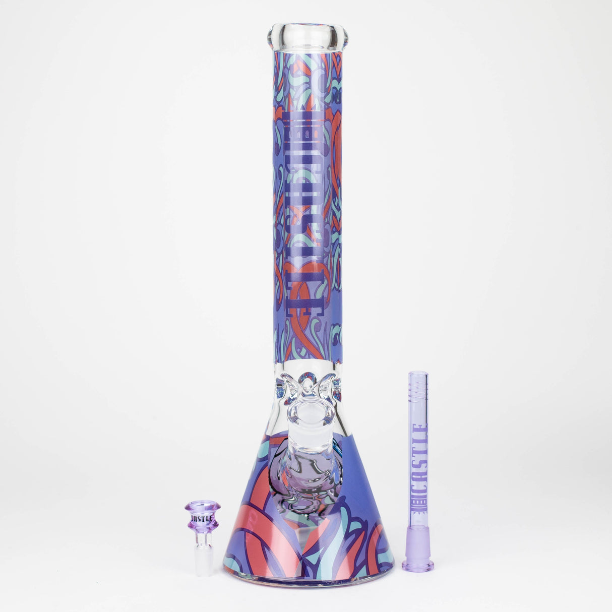 Castle Glassworks | 16" Octopus Beaker Bong Glass Bong Castle Glassworks
