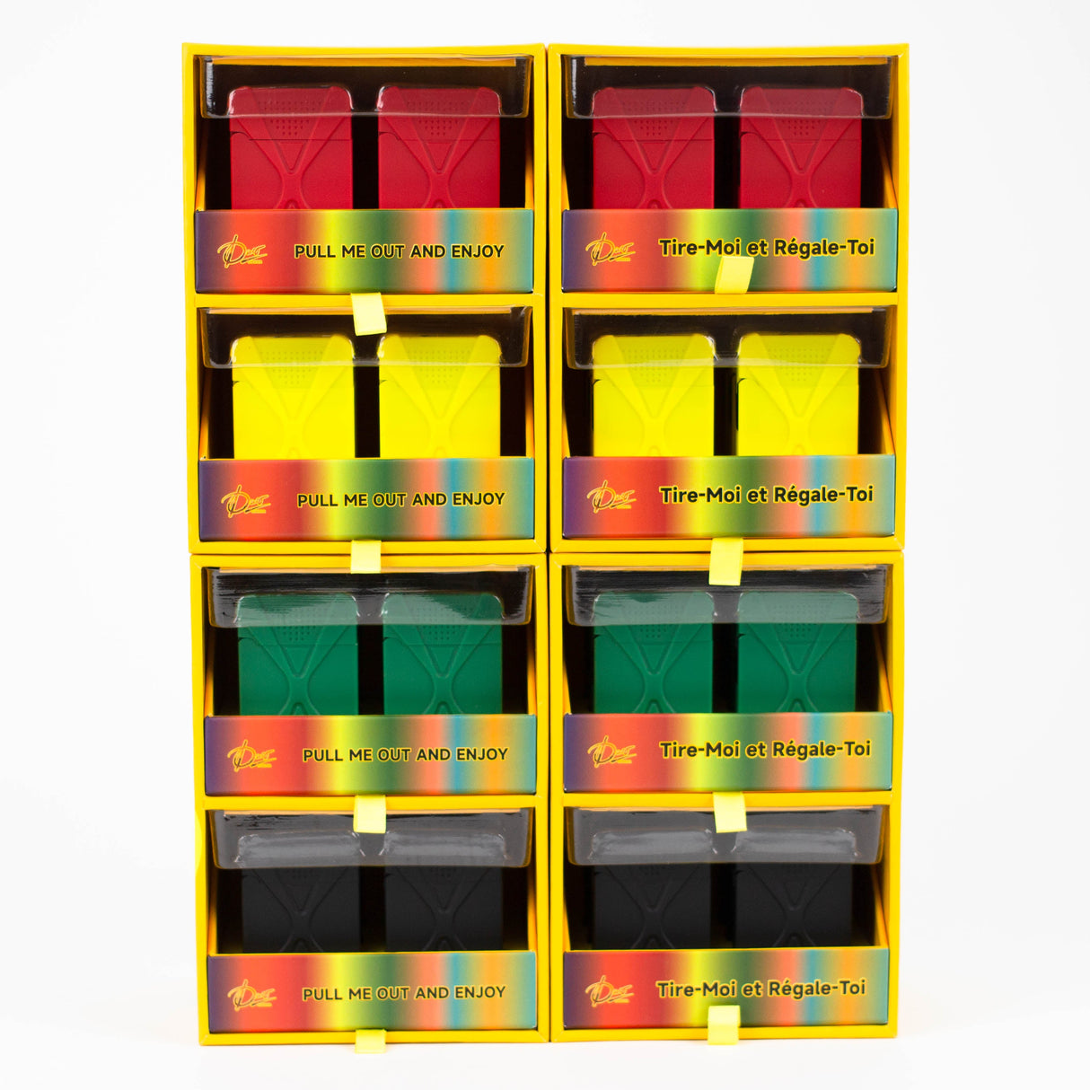 DUCO | Magic Cube Single flame Torch lighter Display of 48 Torch Canadian Distributor X-Line Jet