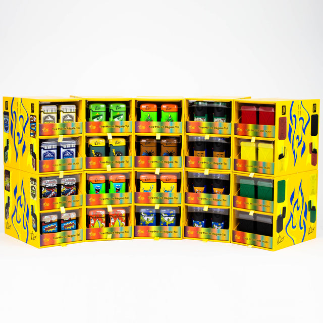 DUCO | Magic Cube Single flame Torch lighter Display of 48 Torch Canadian Distributor