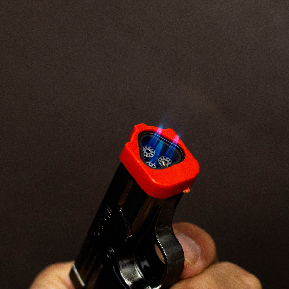 CLICKIT | Triple flame Pistol Torch lighter Display of 16 Torch Canadian Distributor