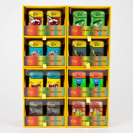 DUCO | Magic Cube Single flame Torch lighter Display of 48 Torch Canadian Distributor Mega Jet I