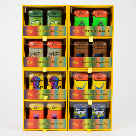 DUCO | Magic Cube Single flame Torch lighter Display of 48 Torch Canadian Distributor Mega Jet II