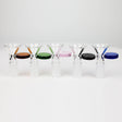 Glass bowl with color round handle for 14 mm Pack of 3 Bowl · Banger · Oil Burner 777 Smoke