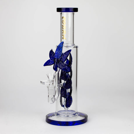 COBRA | 12" 3D LEAF BONG Glass Bong JJ Distribution Blue