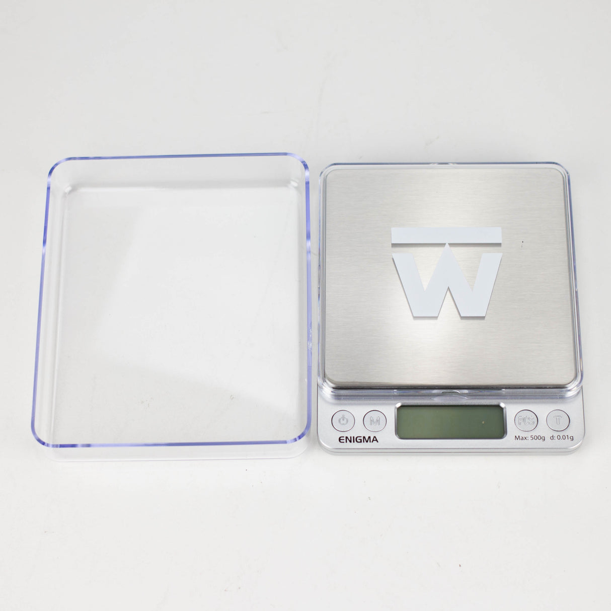 Truweigh | Enigma Scale - 500g x 0.01g - Silver Scale Cannatron
