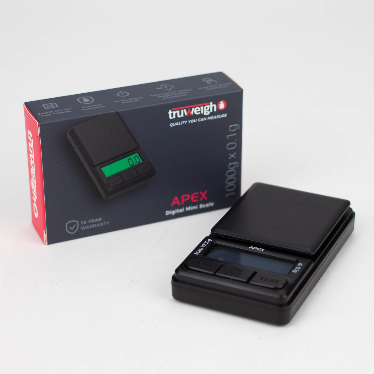 Truweigh | APEX Digital Mini Scale - 1000g x 0.1g Scale Cannatron