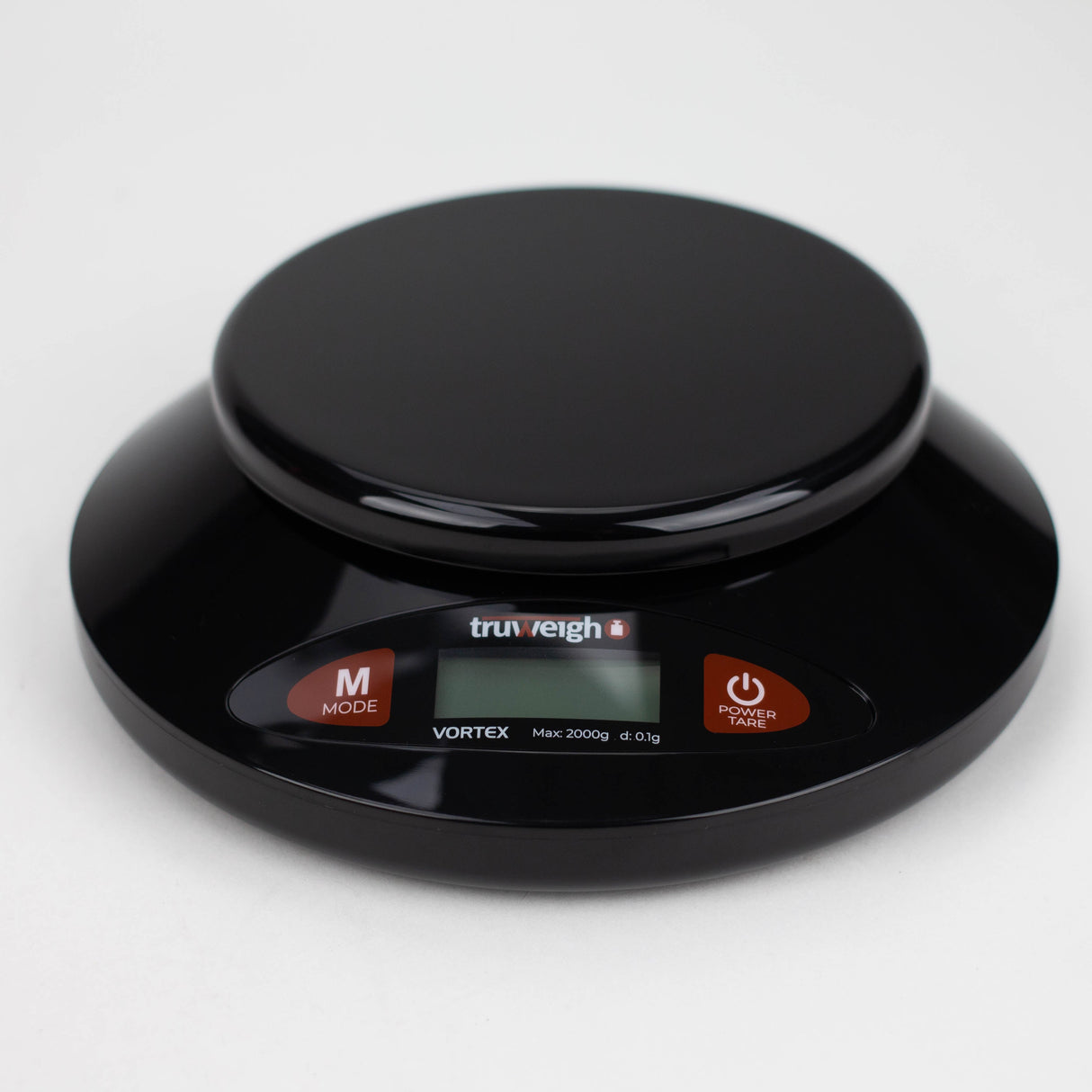 Truweigh | Vortex Digital Bowl Scale 2000G X 0.1G - Black Scale Cannatron
