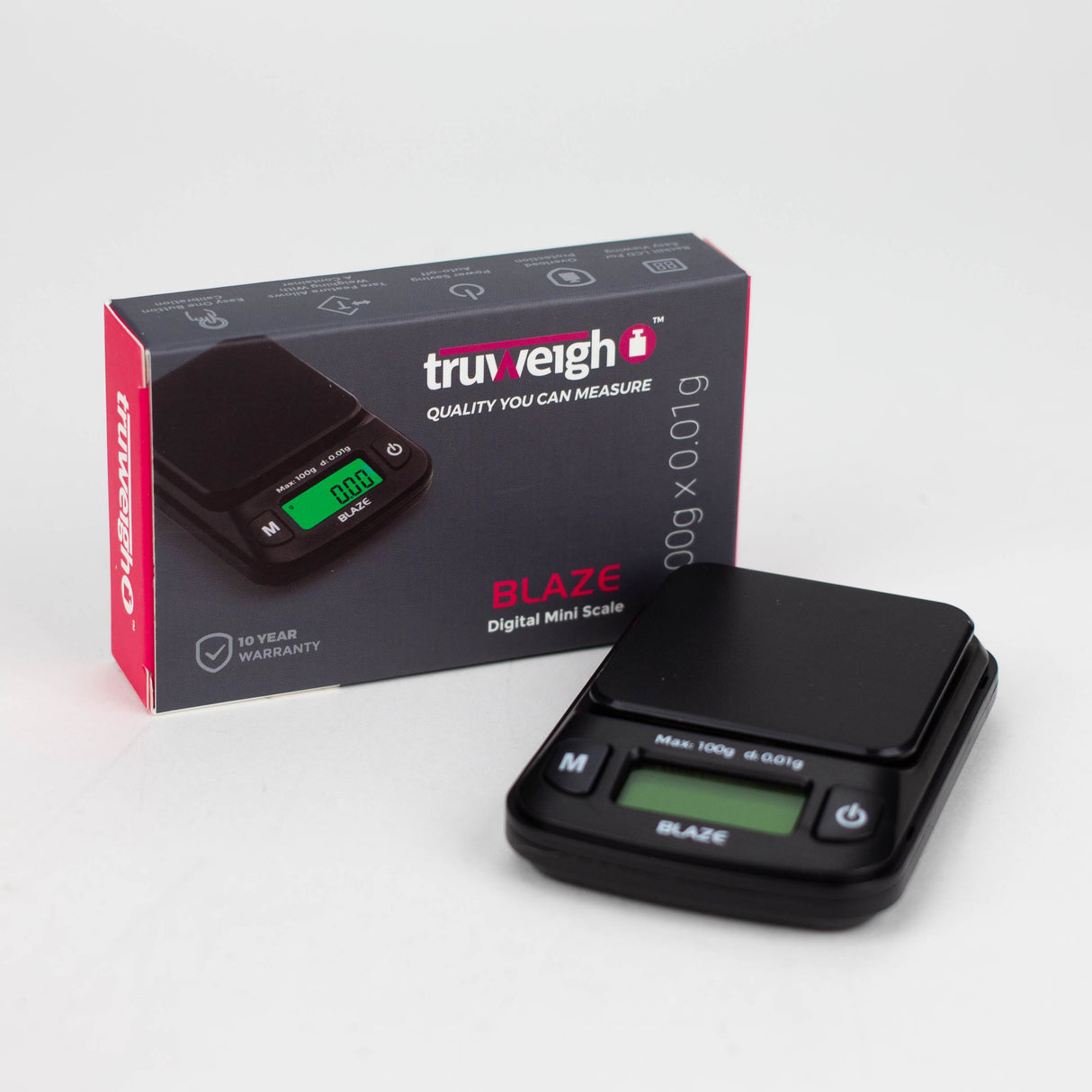 Truweigh | Blaze Scale - 100g x 0.01g - Box of 12 Scale Cannatron
