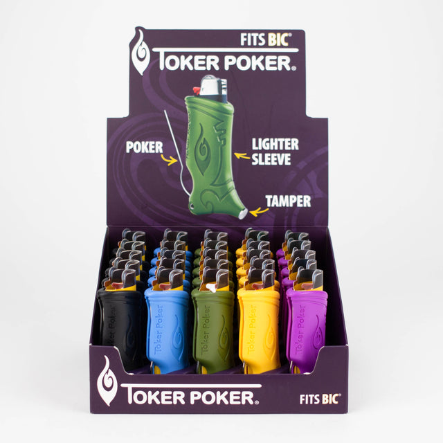 Toker Poker | Bic lighter edition Display of 25 Accessory Cannatron