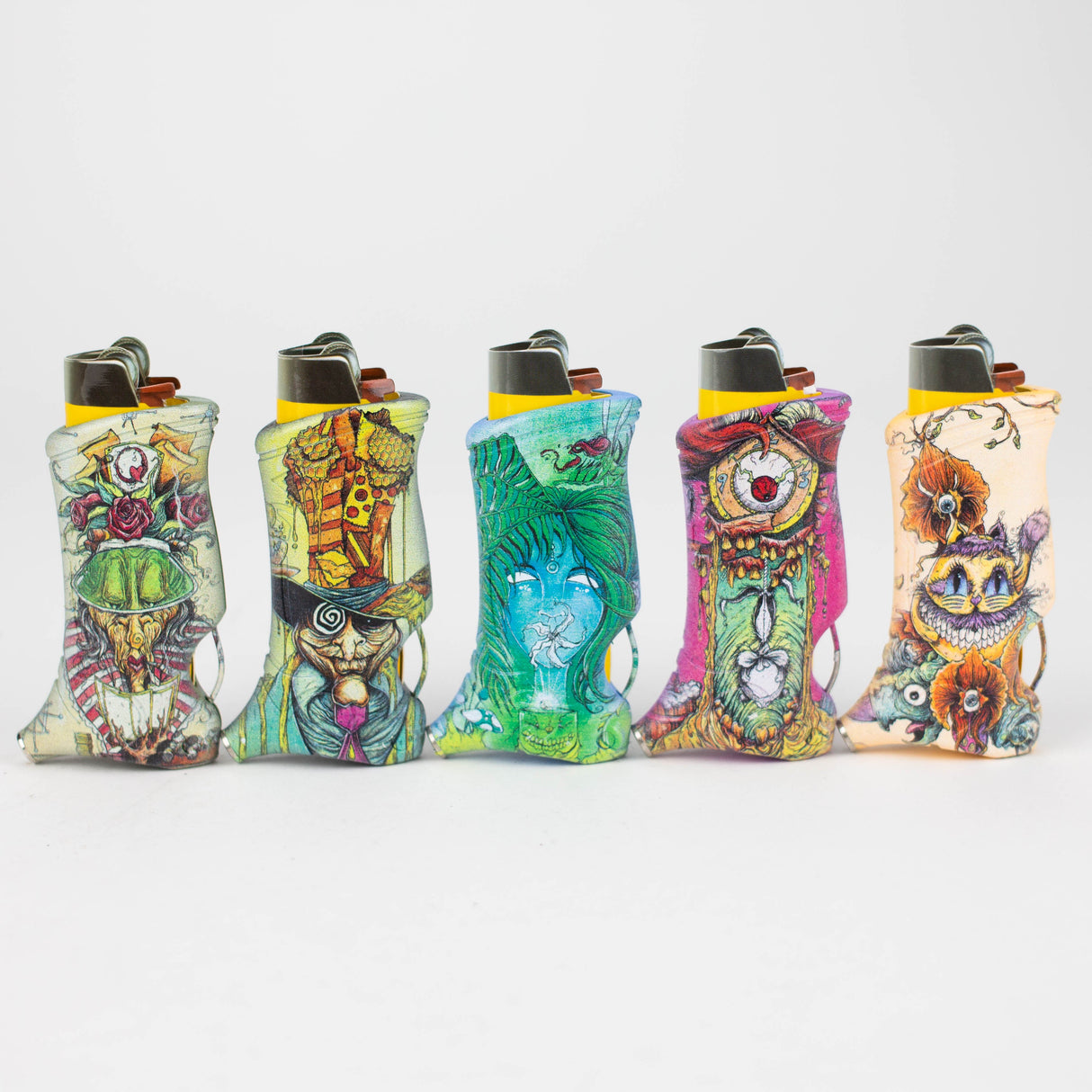 Toker Poker | Bic lighter edition Display of 25 Accessory Cannatron Alice In Wonderland