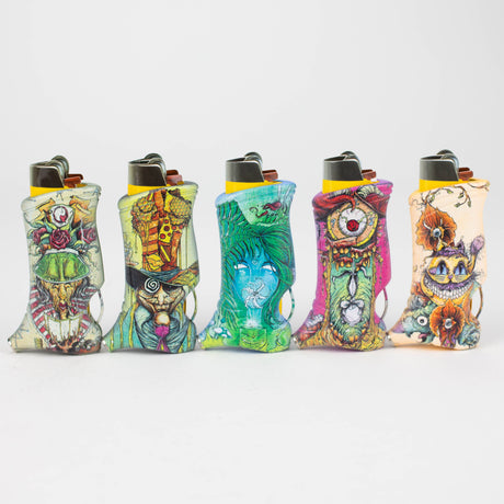 Toker Poker | Bic lighter edition Display of 25 Accessory Cannatron Alice In Wonderland