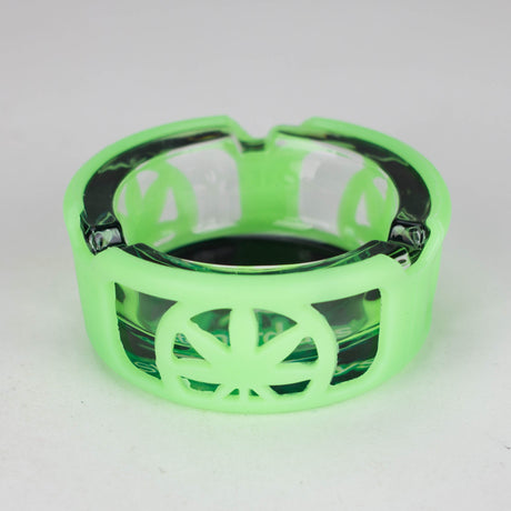 Grow in the dark premium glass ashtray Box of 6 Glass Ashtray 777 Smoke