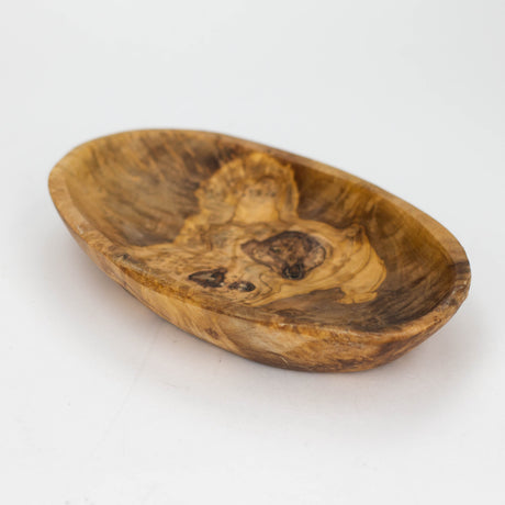 VOW | Olive Wood Oval Rolling Tray/Smoker's Gift Tray Variety Olive Wood