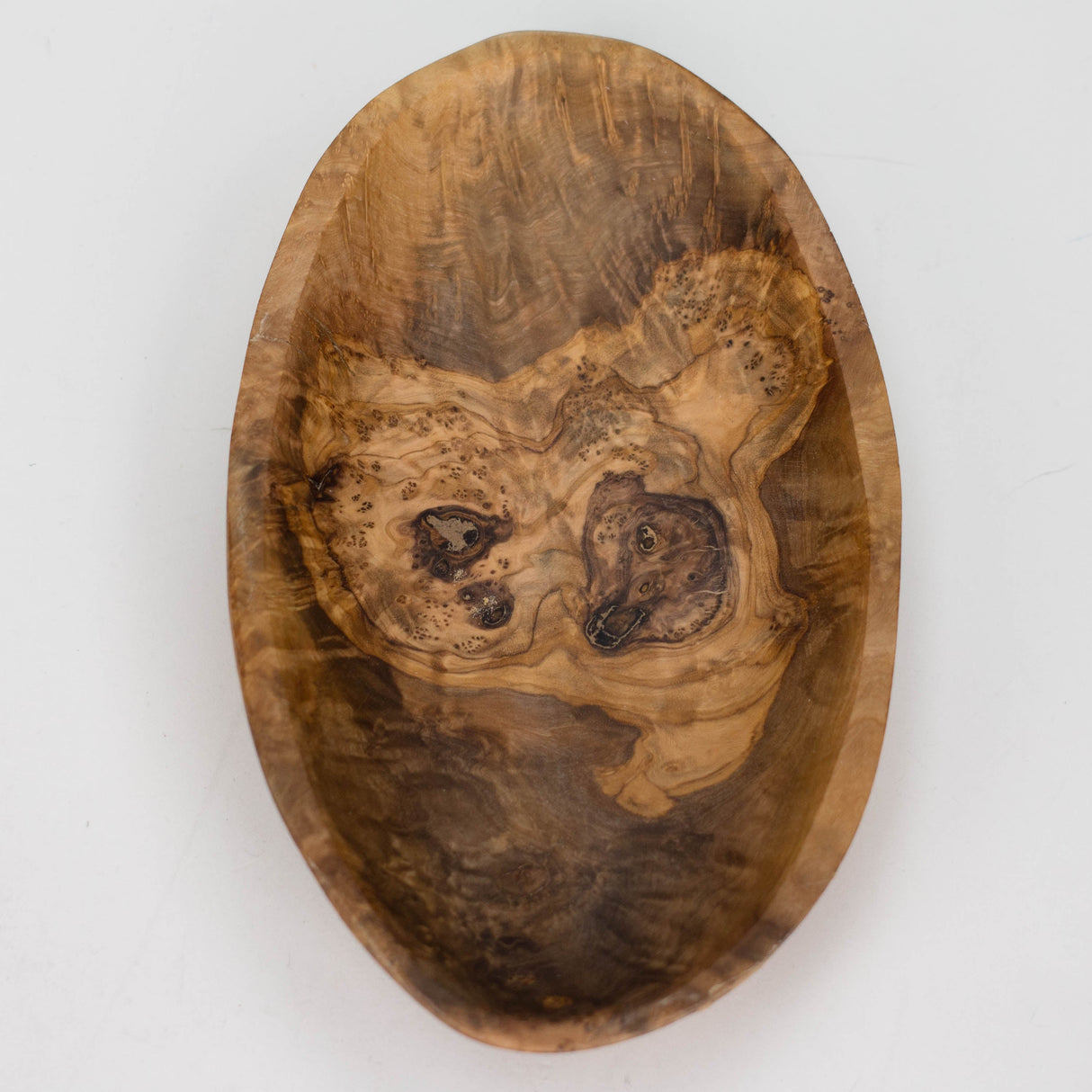 VOW | Olive Wood Oval Rolling Tray/Smoker's Gift Tray Variety Olive Wood