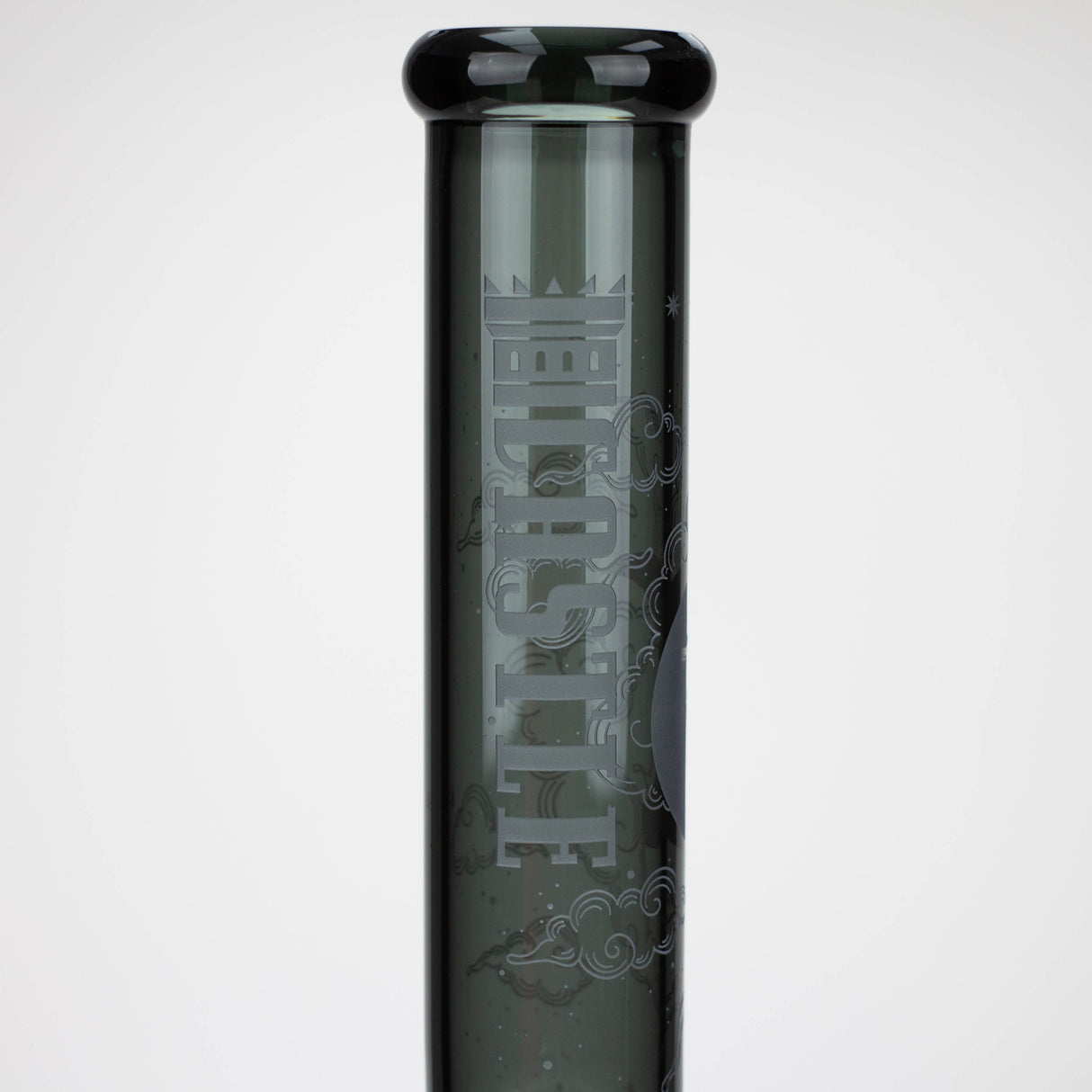 Castle Glassworks | 16" Wolf Etched Beaker Glass Bong Castle Glassworks