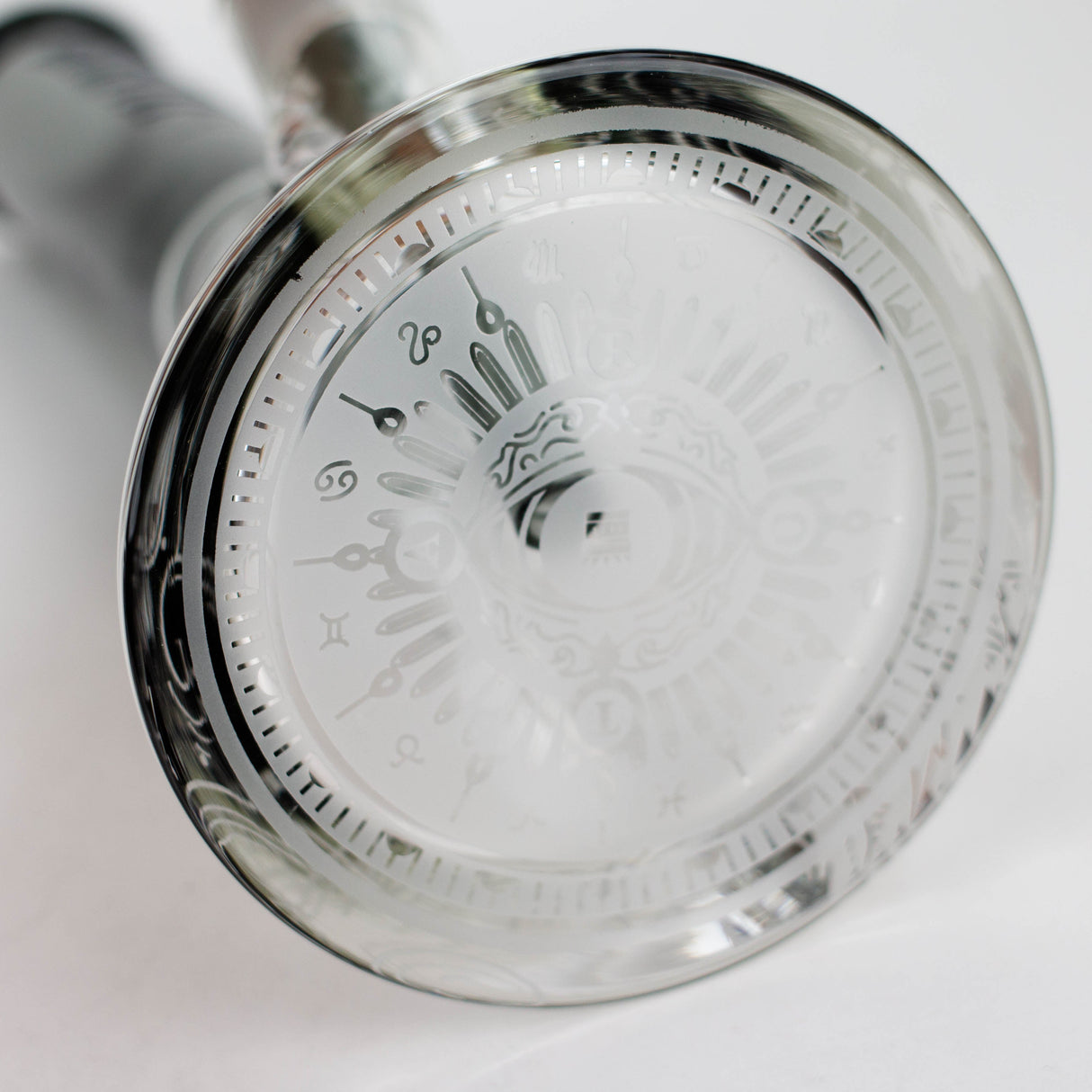 Castle Glassworks | 16" Wolf Etched Beaker Glass Bong Castle Glassworks