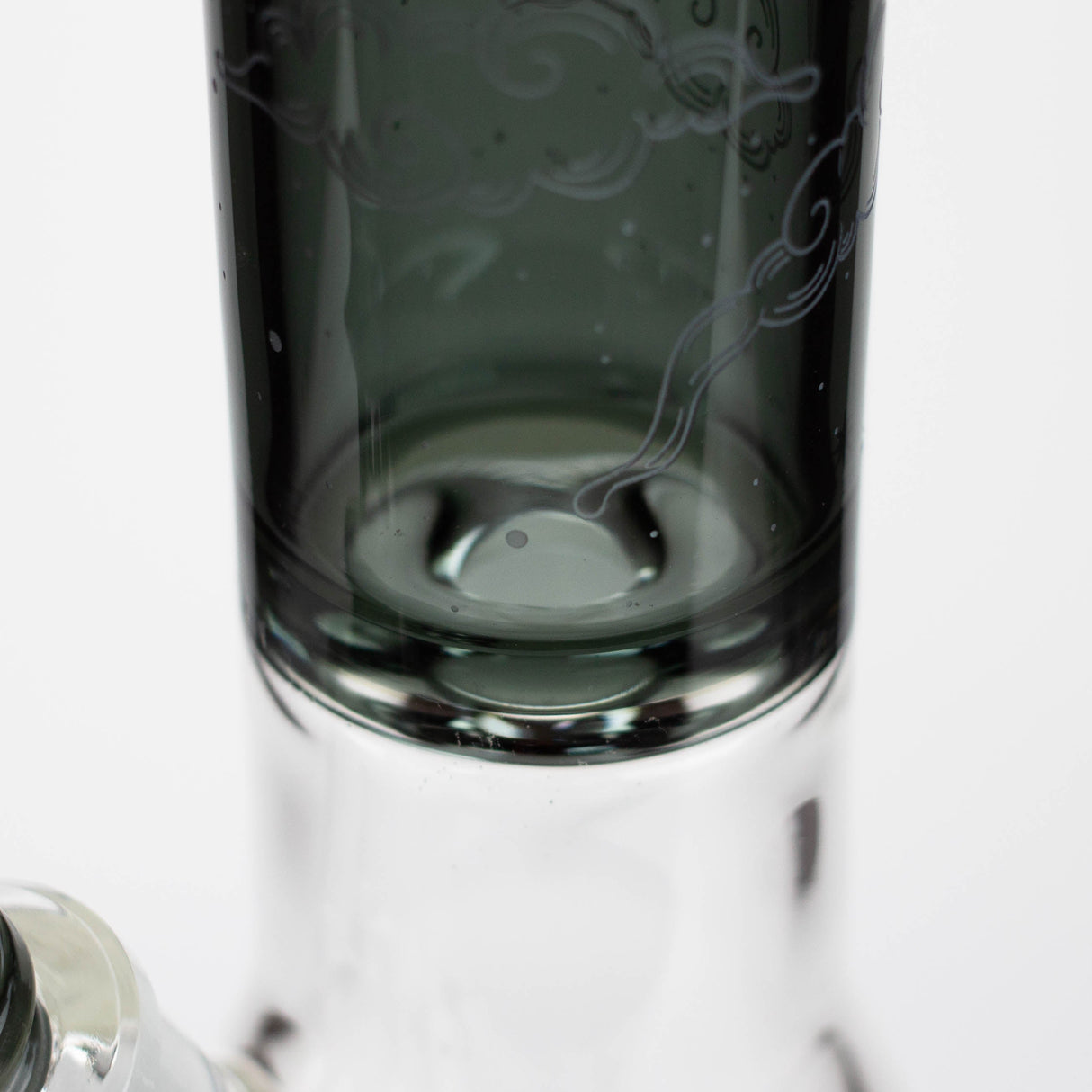 Castle Glassworks | 16" Wolf Etched Beaker Glass Bong Castle Glassworks