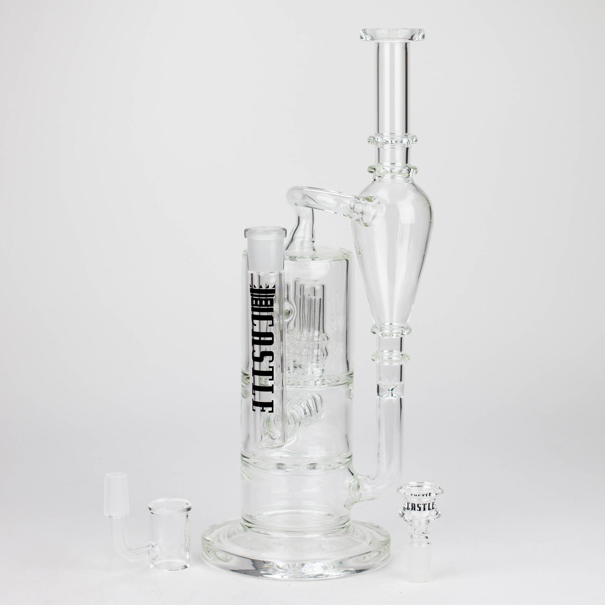 Castle Glassworks | 9" 2-in-1 Big Boy Rig Glass Rig Castle Glassworks