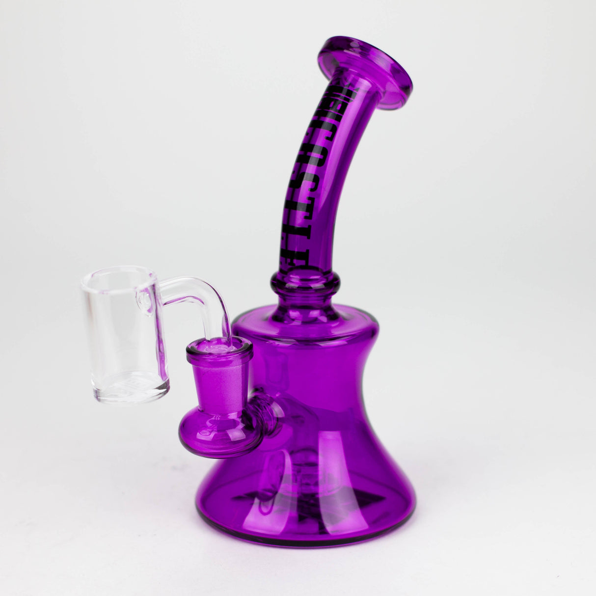 Castle Glassworks | 7" Mini Electroplated Rig Glass Rig Castle Glassworks Purple