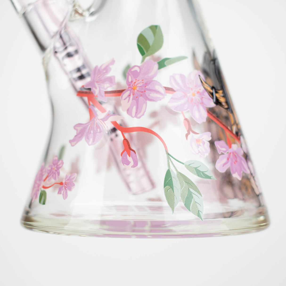 Castle Glassworks | 16" Cherry Blossom Beaker Glass Bong Castle Glassworks