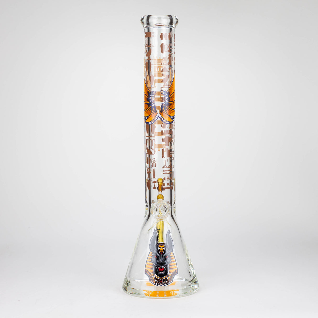 Castle Glassworks | 18" Anubis Beaker Glass Bong Castle Glassworks