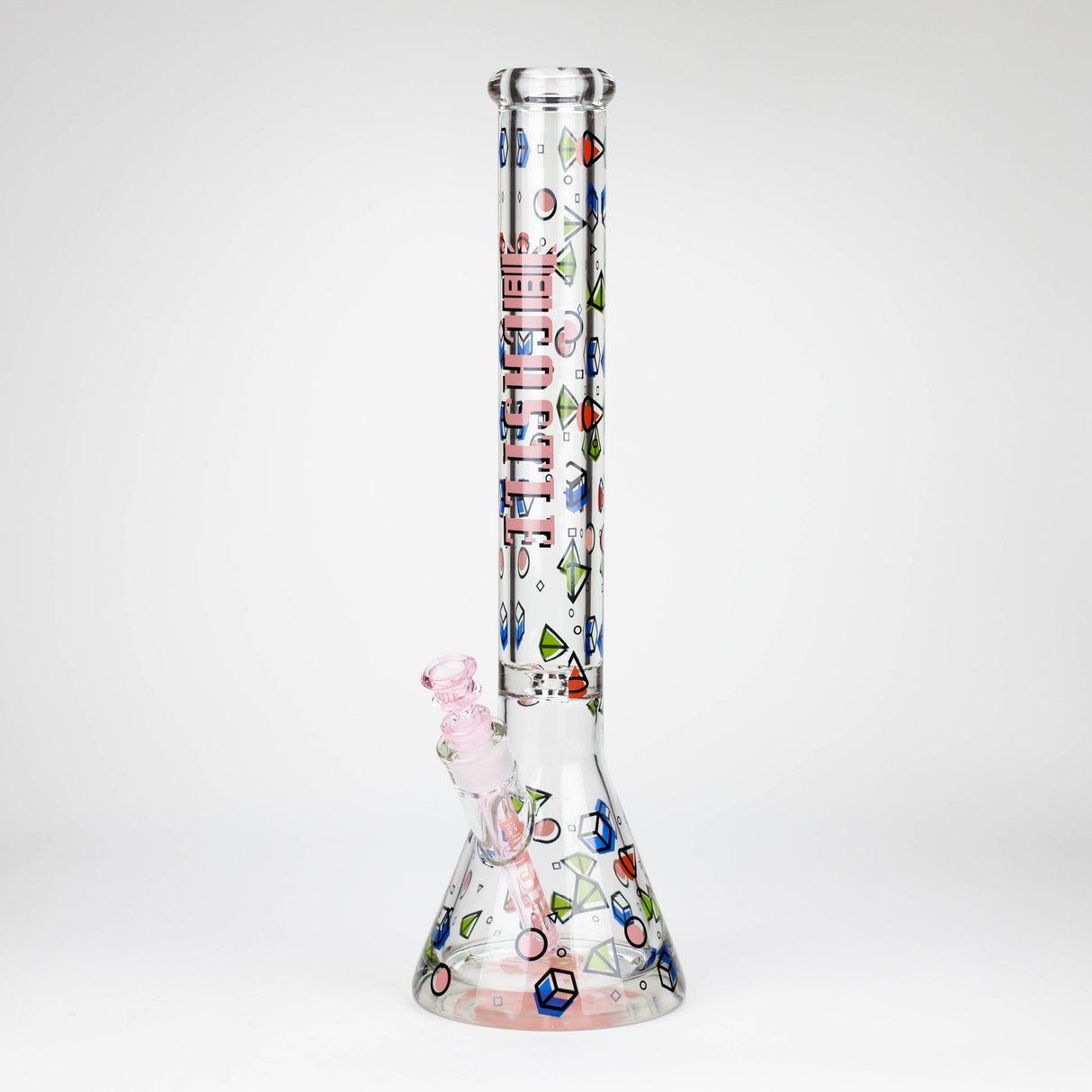 Castle Glassworks | 18" Shapes Beaker Glass Bong Castle Glassworks