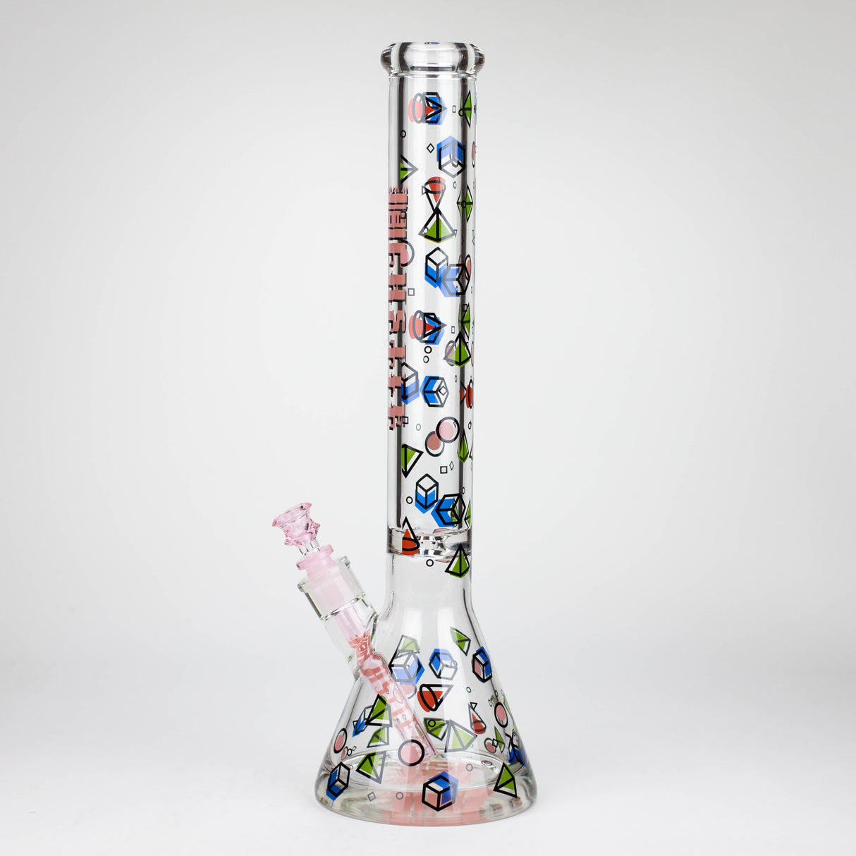 Castle Glassworks | 18" Shapes Beaker Glass Bong Castle Glassworks