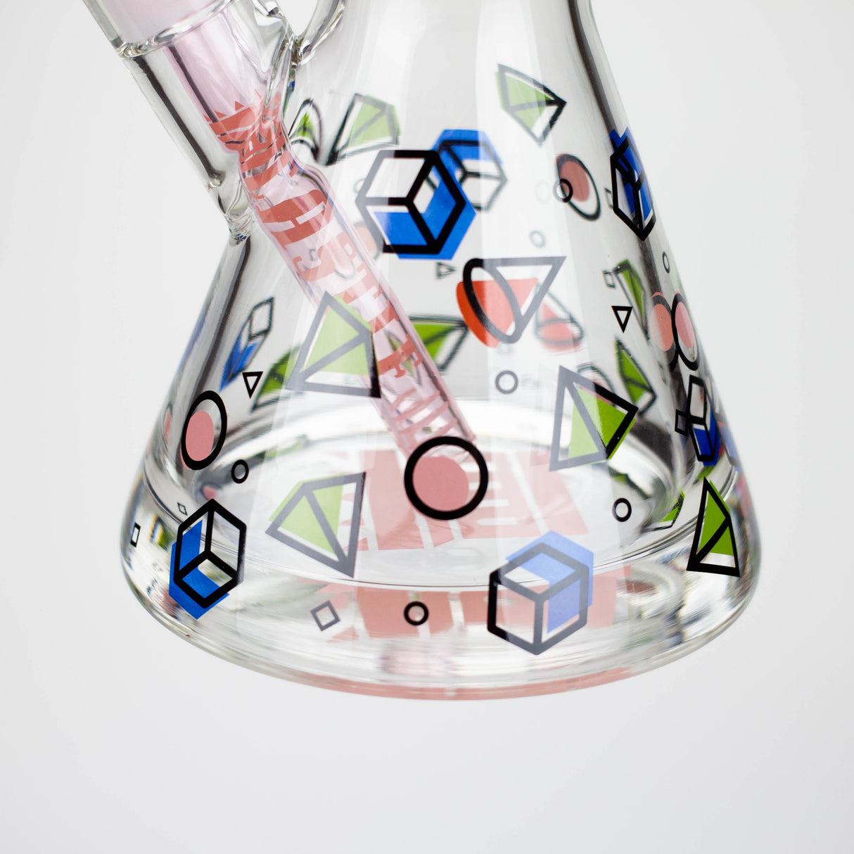 Castle Glassworks | 18" Shapes Beaker Glass Bong Castle Glassworks