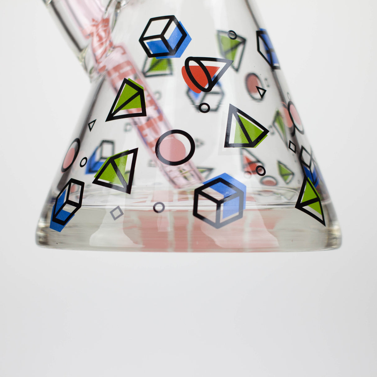 Castle Glassworks | 18" Shapes Beaker Glass Bong Castle Glassworks