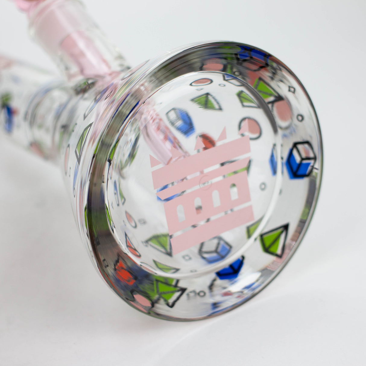 Castle Glassworks | 18" Shapes Beaker Glass Bong Castle Glassworks