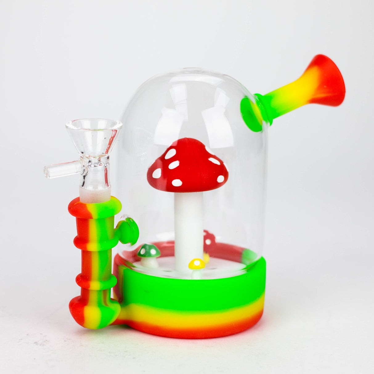 6'' Waterwheel water pipe-Mushroom Resin · Silicone · Plastic Bong YHS Smoke Mushroom 2
