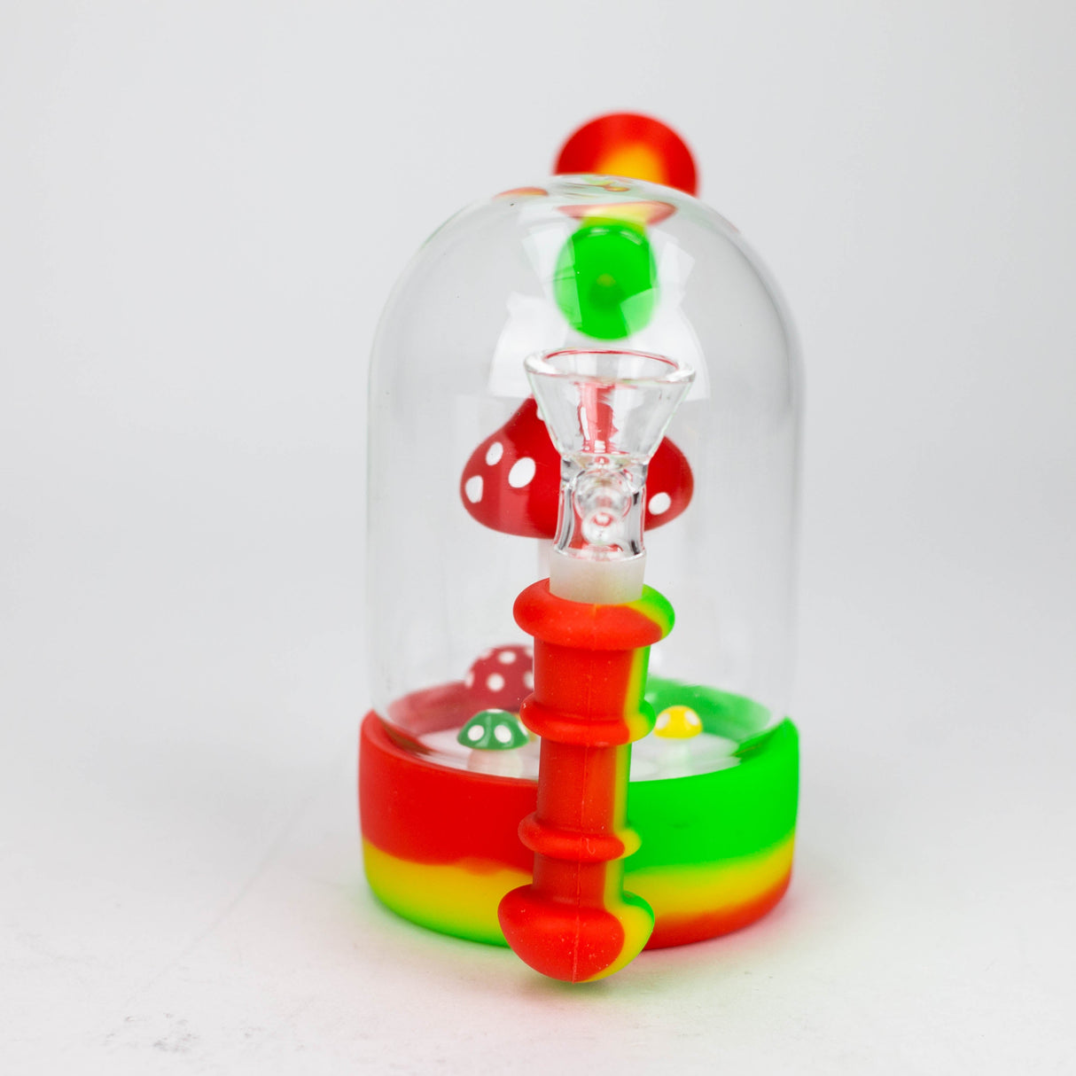 6'' Waterwheel water pipe-Mushroom Resin · Silicone · Plastic Bong YHS Smoke