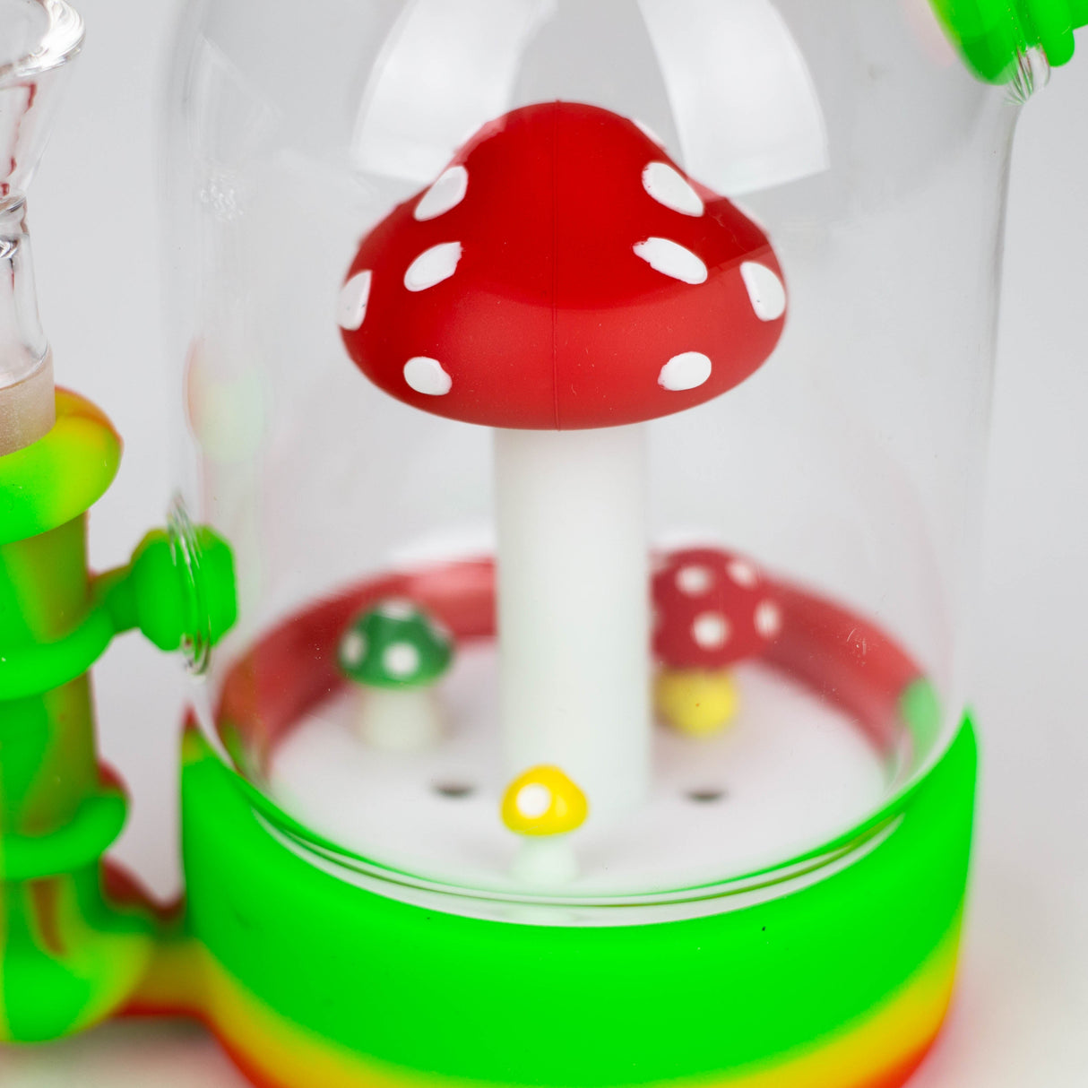 6'' Waterwheel water pipe-Mushroom Resin · Silicone · Plastic Bong YHS Smoke