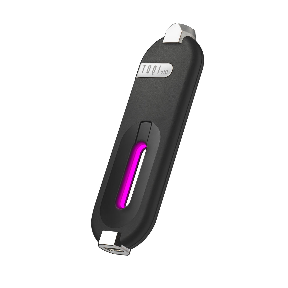 TOQi 510 Wireless Vaporizer with Qi Charging & USB-C - Premium, Consistent Temperature Control for Cartridges & Concentrates 510 Battery TOQi Black