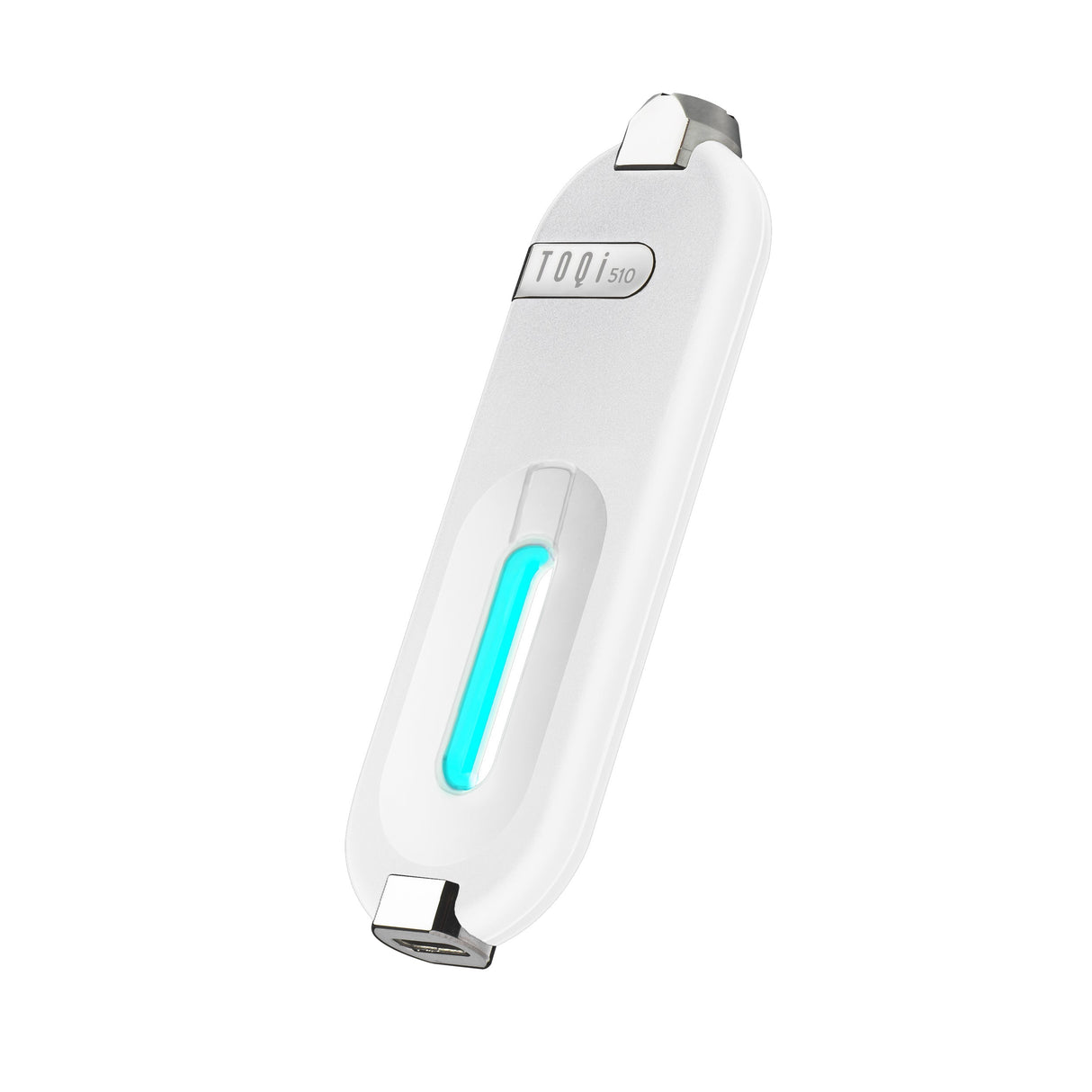 TOQi 510 Wireless Vaporizer with Qi Charging & USB-C - Premium, Consistent Temperature Control for Cartridges & Concentrates 510 Battery TOQi White