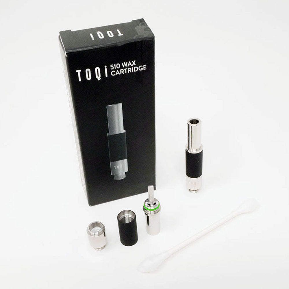 TOQi 510 Dab Cartridge with Built-In Tool & Quartz Coil - Compatible with Wax & Concentrates for Enhanced Flavor & Potency Part · Accessory TOQi