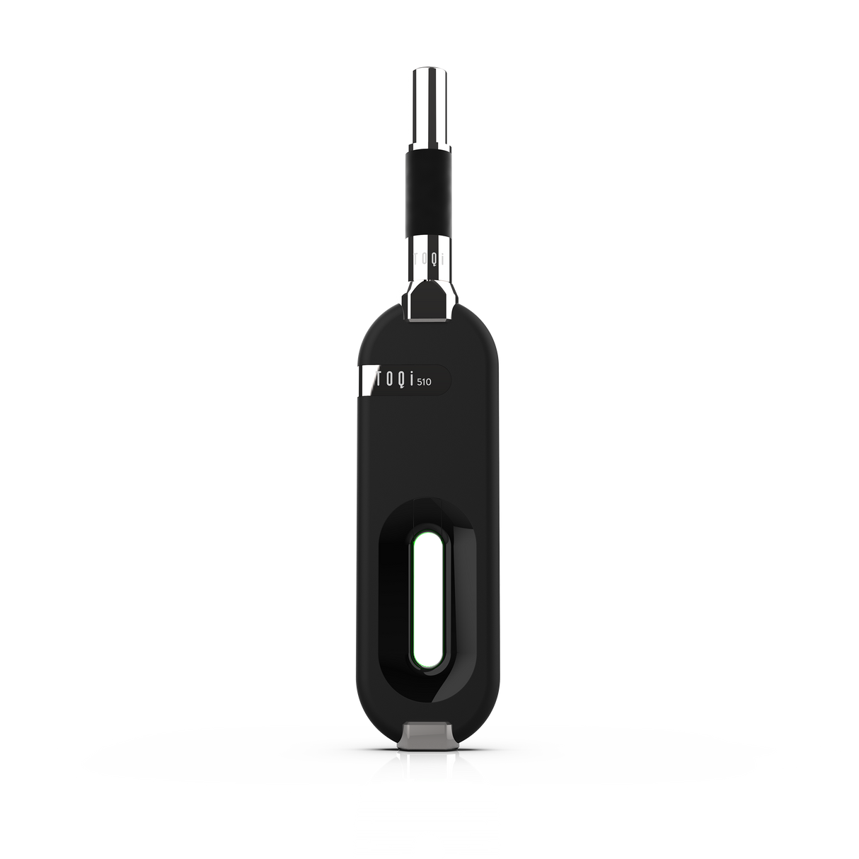 TOQi Dab Bundle: 510 Wireless Vaporizer & Quartz Coil Dab Cartridge - Ultimate Portable Wax Concentrate Vaping Kit with Qi Wireless & USB-C Charging 510 Battery TOQi Black