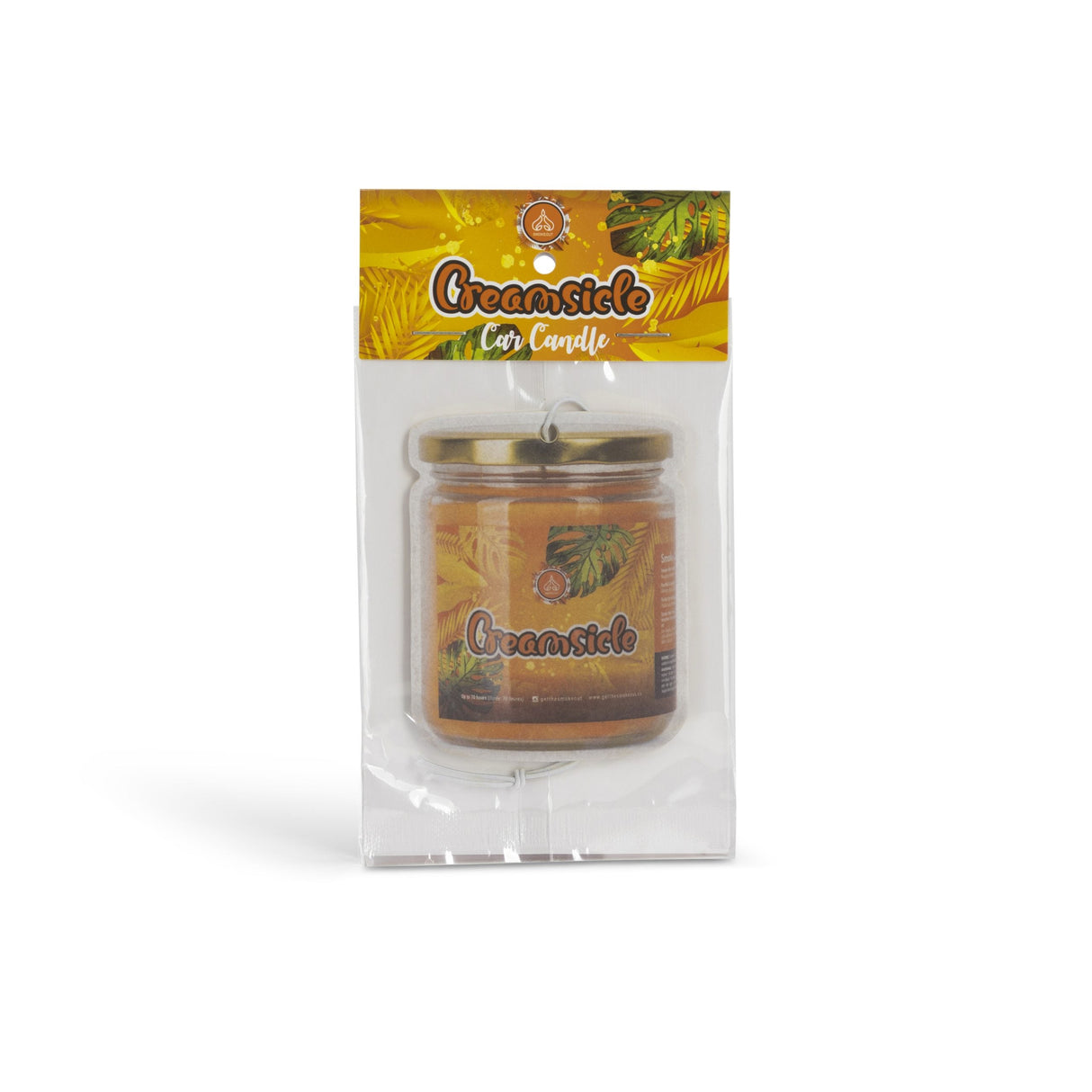 SMOKE OUT Car Candle Air Freshener Air Freshener 420 Paradise CREAMSICLE