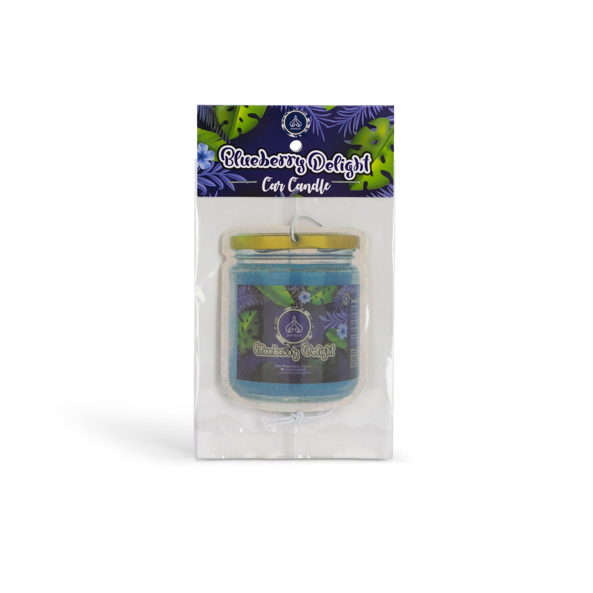 SMOKE OUT Car Candle Air Freshener Air Freshener 420 Paradise BLUEBERRY DELIGHT